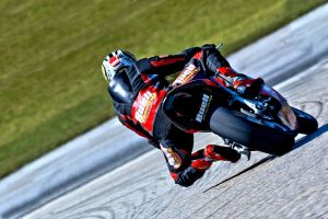 Tim Hall racing a Buell XB12R