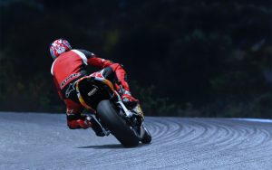 Tim Hall racing the #64 Buell XB12R race bike in the Thunderbike Series