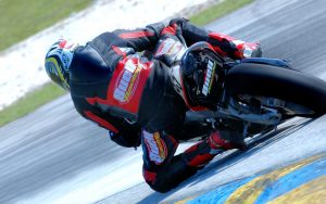 Tim Hall racing a Buell XB12R at Homestead Miami Speedway